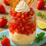 Strawberry Salsa Sundaes