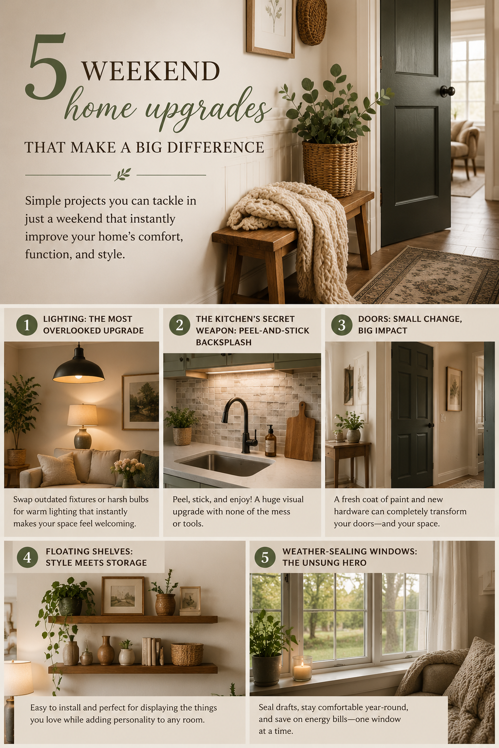 Small Weekend Projects That Make Your Home Feel More Put-Together