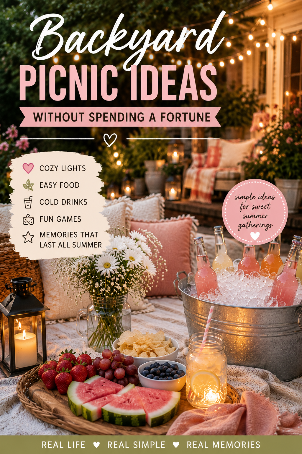 Backyard Picnic Ideas Without Spending a Fortune